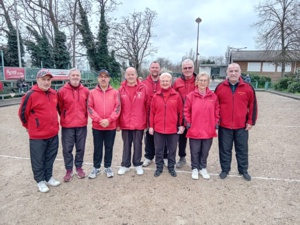 L'équipe SVCP : Alfredo, Richard, Aziz, Norbert, Guillaume, Annie, Jean-Luc, Fabienne et Fernando (coach)