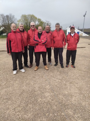 L'équipe SVCP :Nono, Jean-Michel, Jean-Luc, Roland, Vincent, René (joueur ety coach), et Alfredo