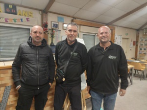 Jérôme Pourtaud, Nicolas Chapelle et Jean-François Robert (SMS) vainqueurs du "A"