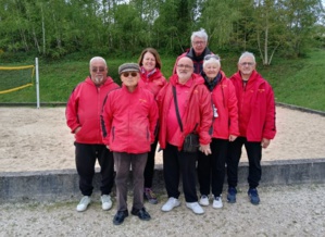 L'équipe SVCP 3 : Robert, Angelo, Nathalie, Carlos, Guy, Christiane et Yves (coach)