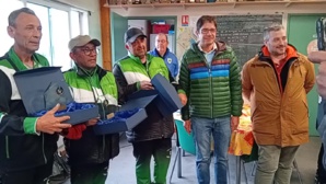 Michel, José et Patricio (AS Corbeil), les Champions 2024. A droite, les adjoints au Maire, Jérôme Bérenger et Clément Caillaud Michel, José et Patricio (AS Corbeil), les Champions 2024. A droite, les adjoints au Maire, Jérôme Bérenger et Clément Caillaud