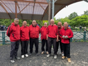 La SVCP : René (coach), Norbert, Jean-Michel, Jean-Marc, Jean-Luc, Vincent et Roland
