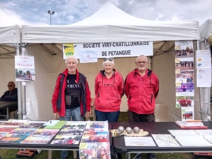 Alain, Christiane et Yves ont tenu vaillament le stand de la SVCP Alain, Christiane et Yves ont tenu vaillament le stand de la SVCP