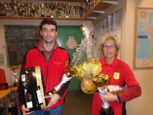 Marco et Fabienne vainqueurs du Mixte