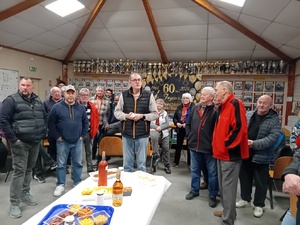Didier Gardet pendant sa courte allocution présidentielle Didier Gardet pendant sa courte allocution présidentielle