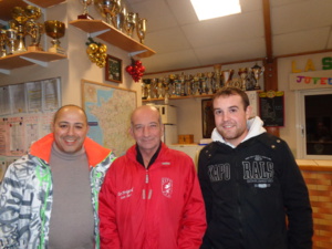 Rachid (3ème),Bernard (2ème) et Jérémy (1er)