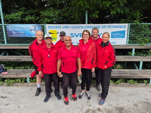 L'équipe SVCP 2 : Patrick Mathien, Giuseppe, Silvino, Patrick El Mejri, Nathalie (joueuse et coach), Guy et Marielle L'équipe SVCP 2 : Patrick Mathien, Giuseppe, Silvino, Patrick El Mejri, Nathalie (joueuse et coach), Guy et Marielle