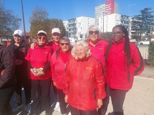 L'équipe SVCP 2 : Claudine Louis, Yannick, Claudine Beck, Martine, Georgette et Jocelynee.