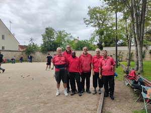 L'équipe SVCP 1 : Patrick (joueur et coach), Didier, Max, Michel, René et Giuseppe