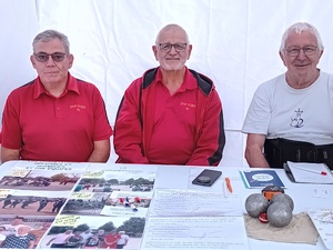 Les ambassadeurs de la SVCP, Bruno, Yves et Alain