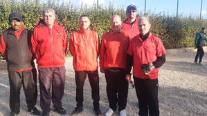 Savoundraradjou dit "Sander", René (joueur et coach), David, Norbert, Sébastien et Roland