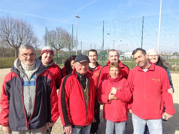 L'équipe SVCP qui a remporté son quart de finale