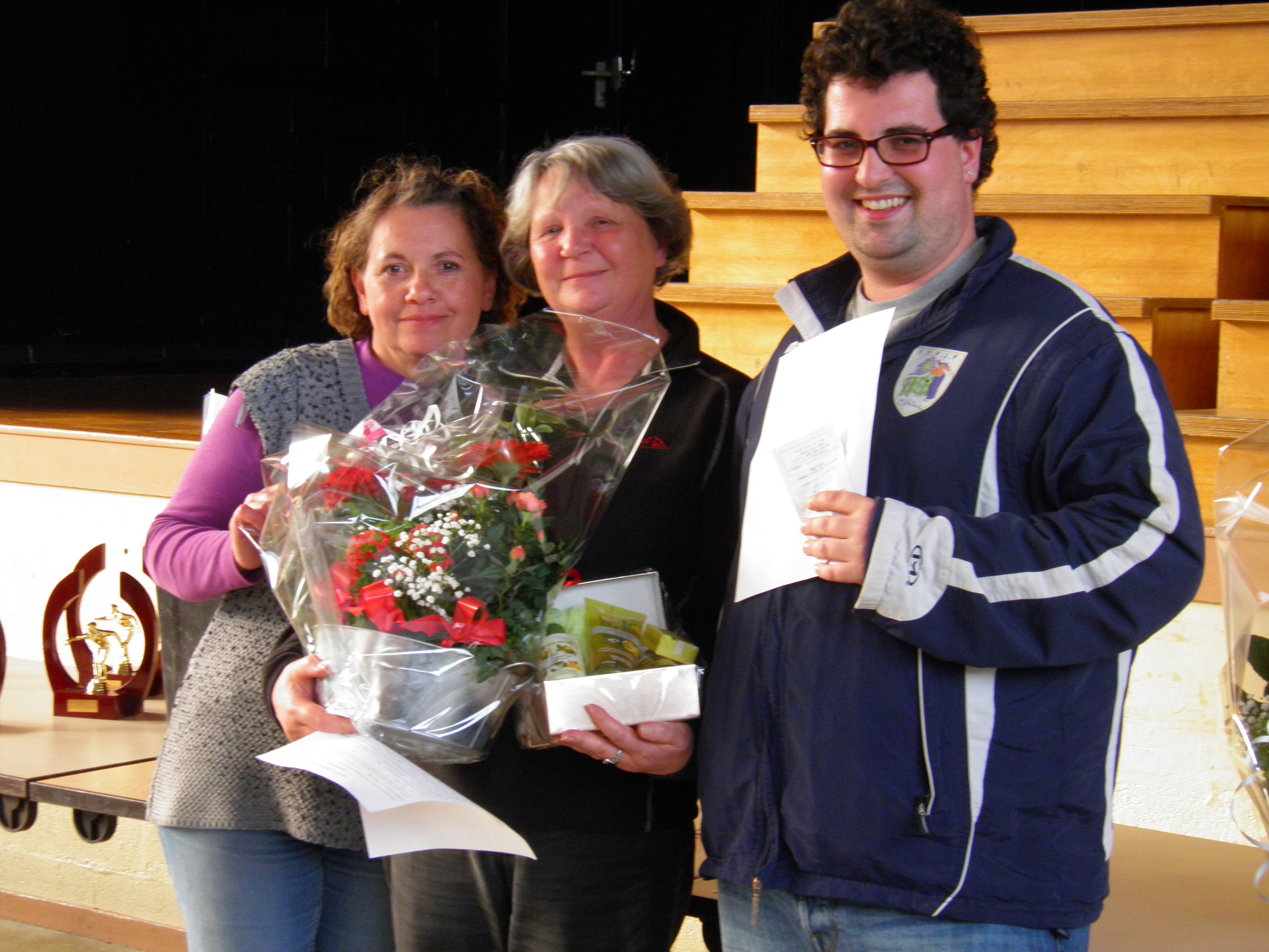 Isabelle Gardet, Annie Rian, Jérémy PIN Président de la ligue IDF Isabelle Gardet, Annie Rian, Jérémy PIN Président de la ligue IDF