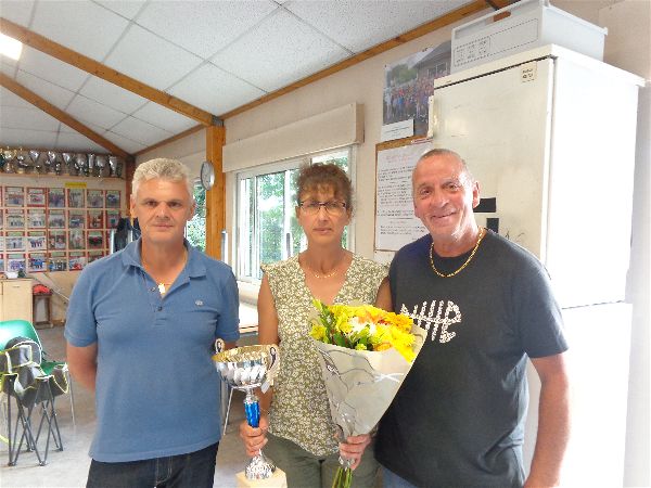 Régis, Annie et  Jean-Luc (SVCP) vainqueurs du A