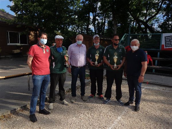 Jérôme Bérenger, Conseiller départemental et premier adjoint au Maire, Bernard Dubreucq (EBB), Jean-Marie Vilain, Maire de Viry-Chatillon, Luis Gomes, Sébastien Roullier (EBB), Marc Celdran, adjoint au Maire délégué aux ainés