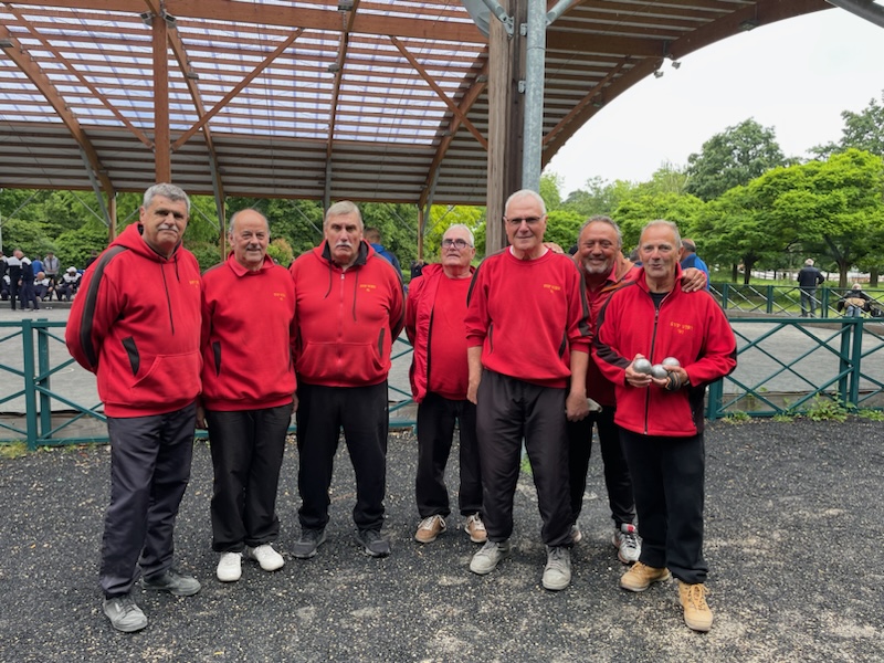 La SVCP : René (coach), Norbert, Jean-Michel, Jean-Marc, Jean-Luc, Vincent et Roland