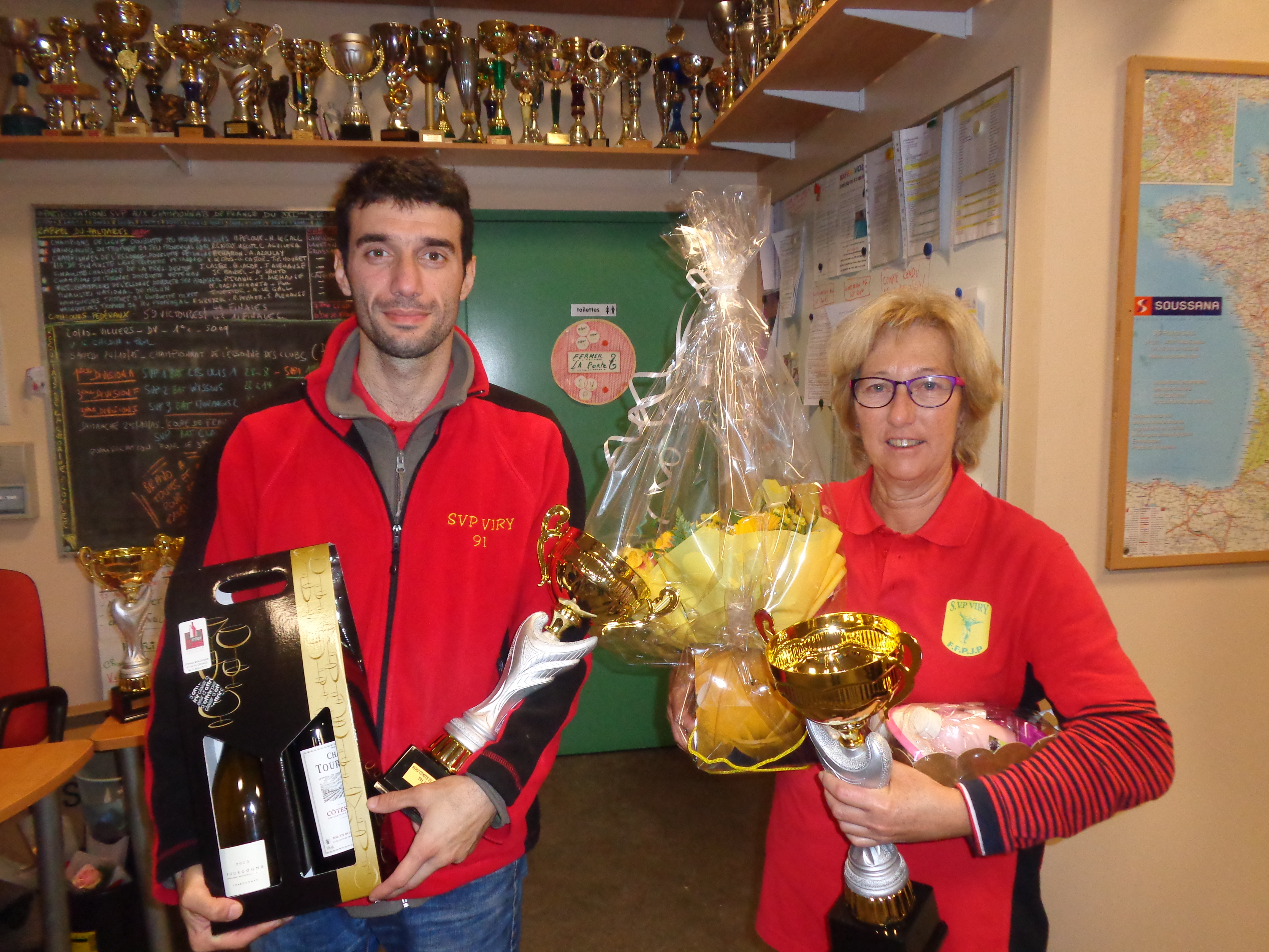 Marco et Fabienne vainqueurs du Mixte