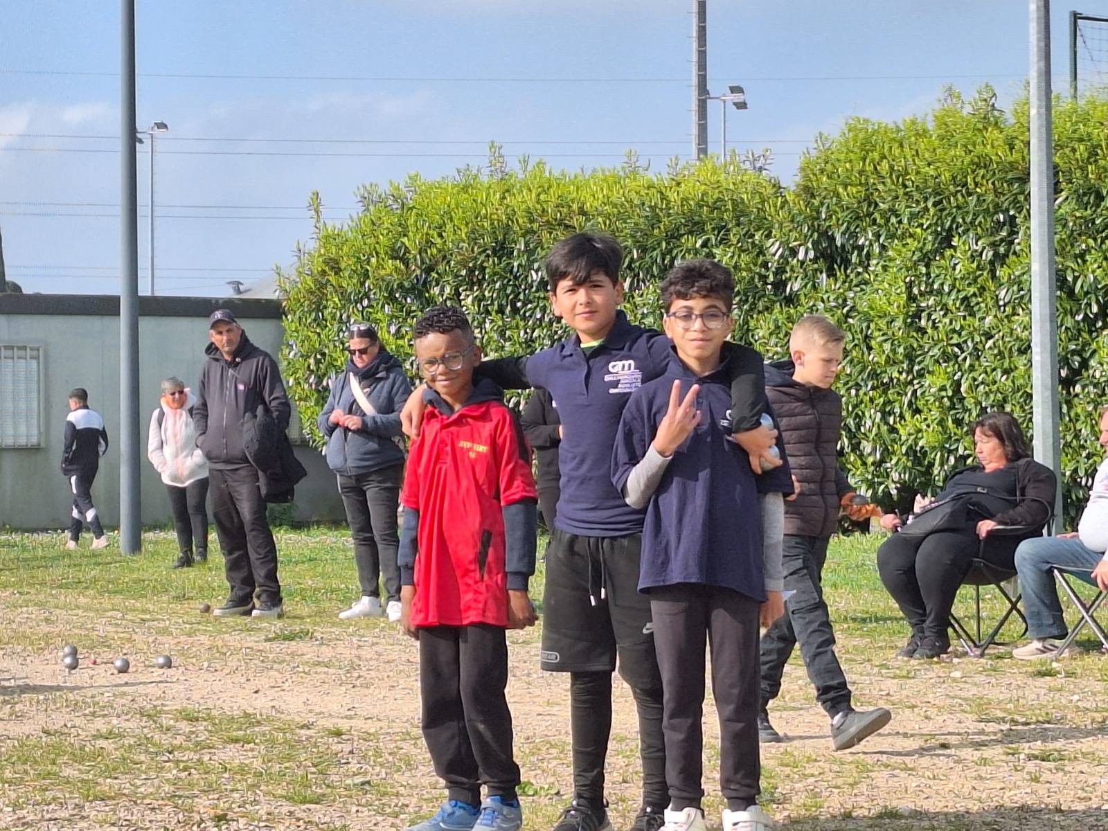 Aaron, Rafael et Samed confiants