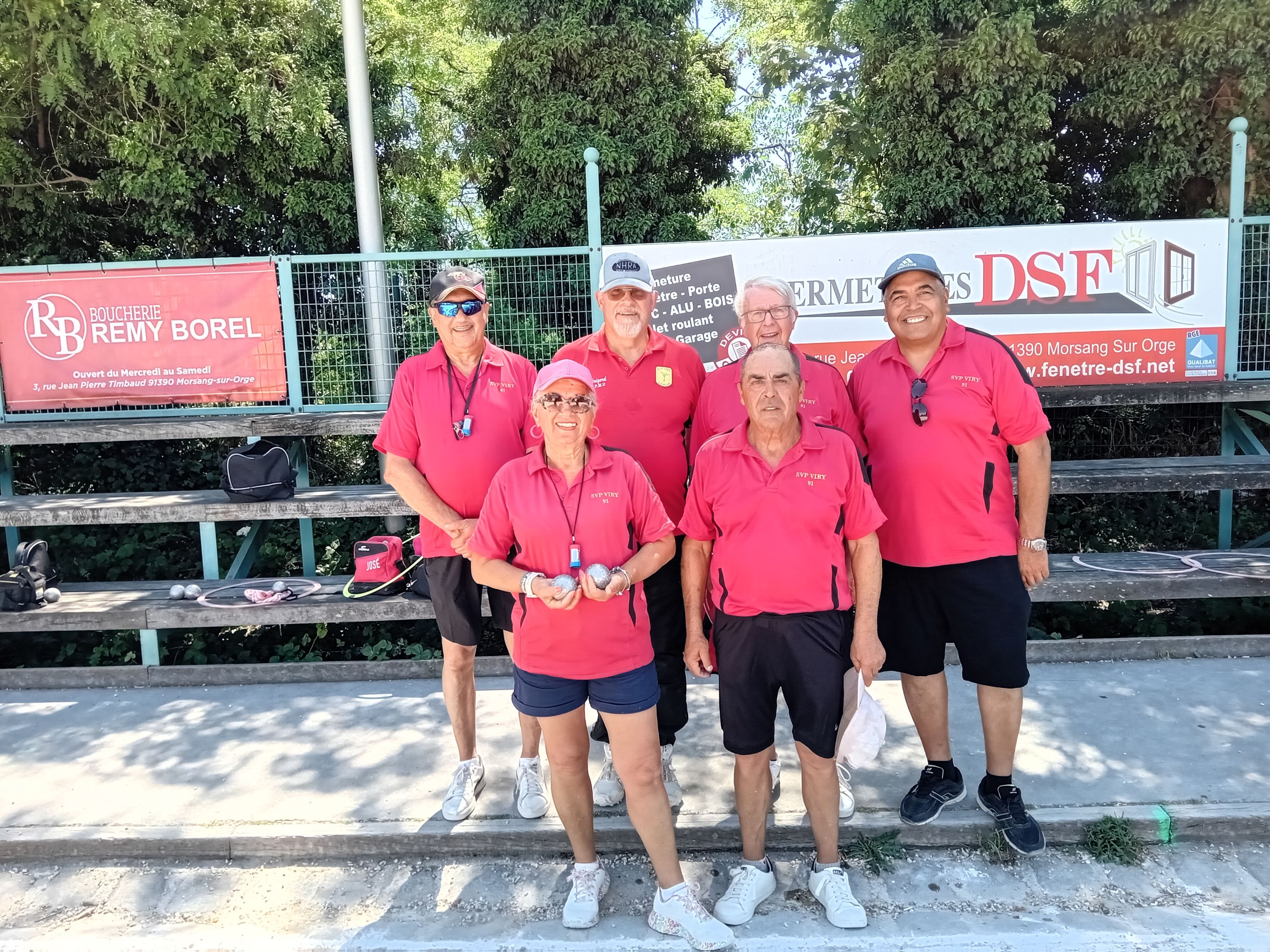 L'équipe SVCP 3 Tomasso, Linda, Lionel, Guy, José et Mustapha