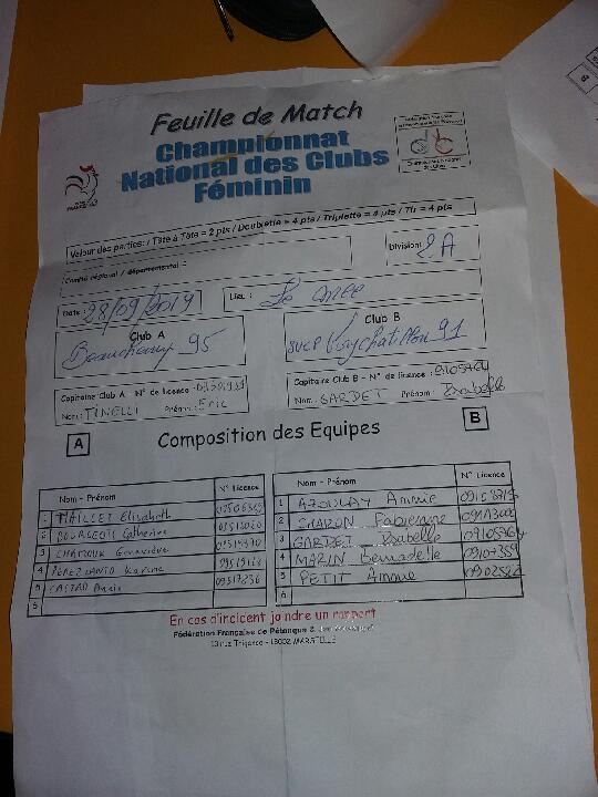 CRC Féminin 2019 CRC Féminin 2019