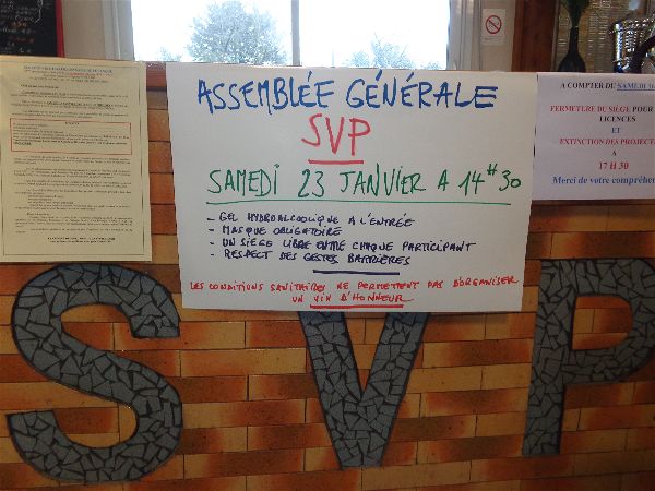Assemblée Générale SVCP 2020 Assemblée Générale SVCP 2020