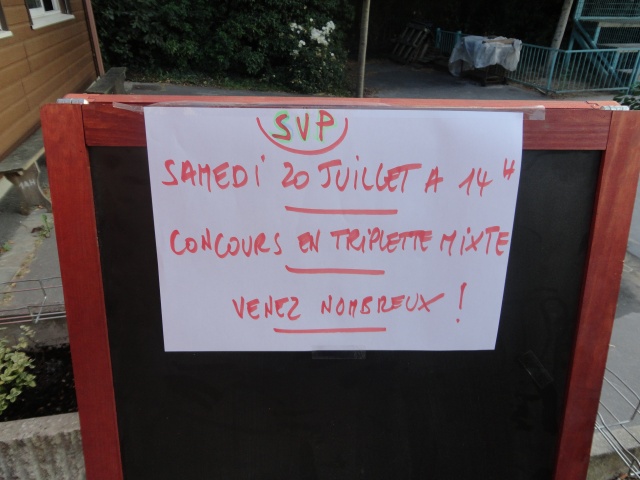 Triplette Mixte 2013 Triplette Mixte 2013