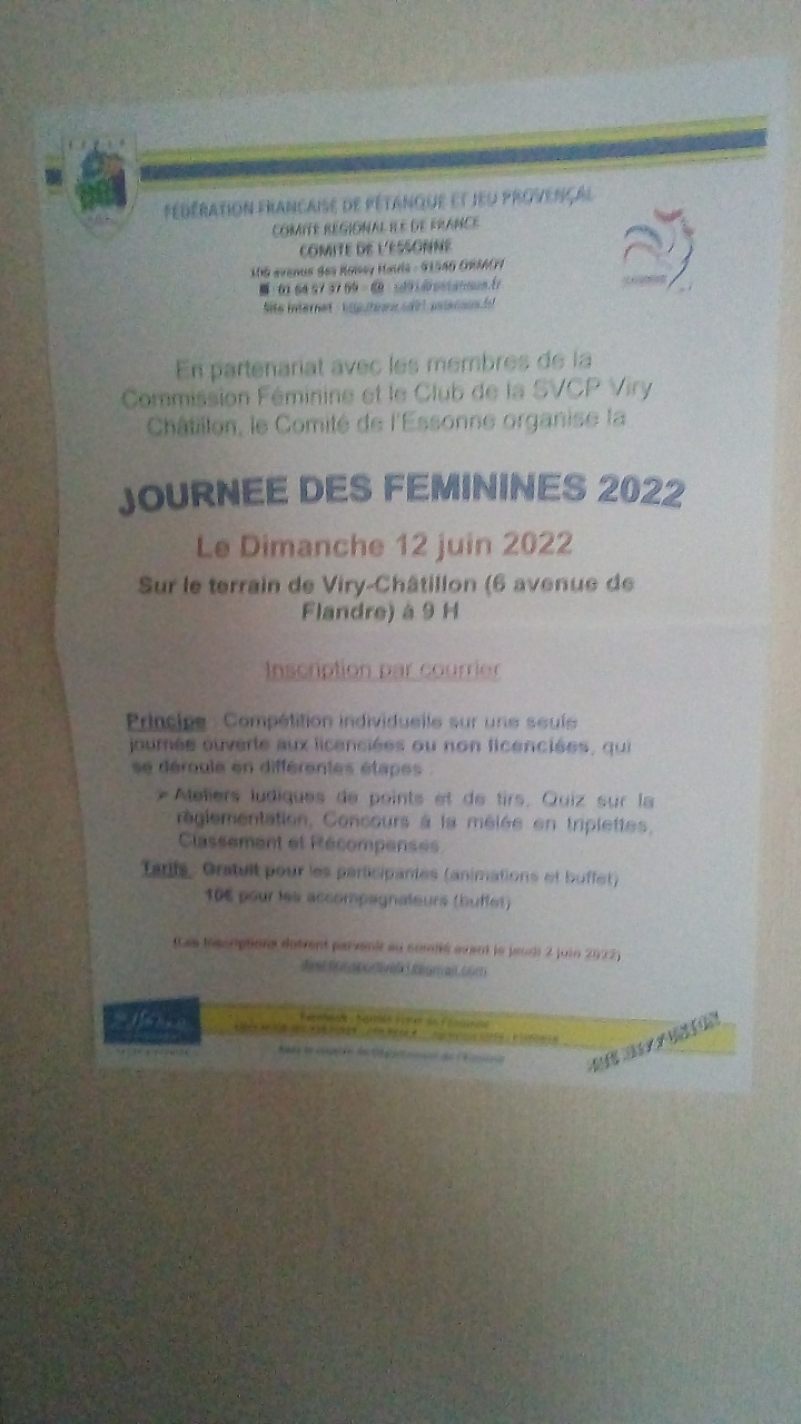 Journée des Féminines 2022 Journée des Féminines 2022