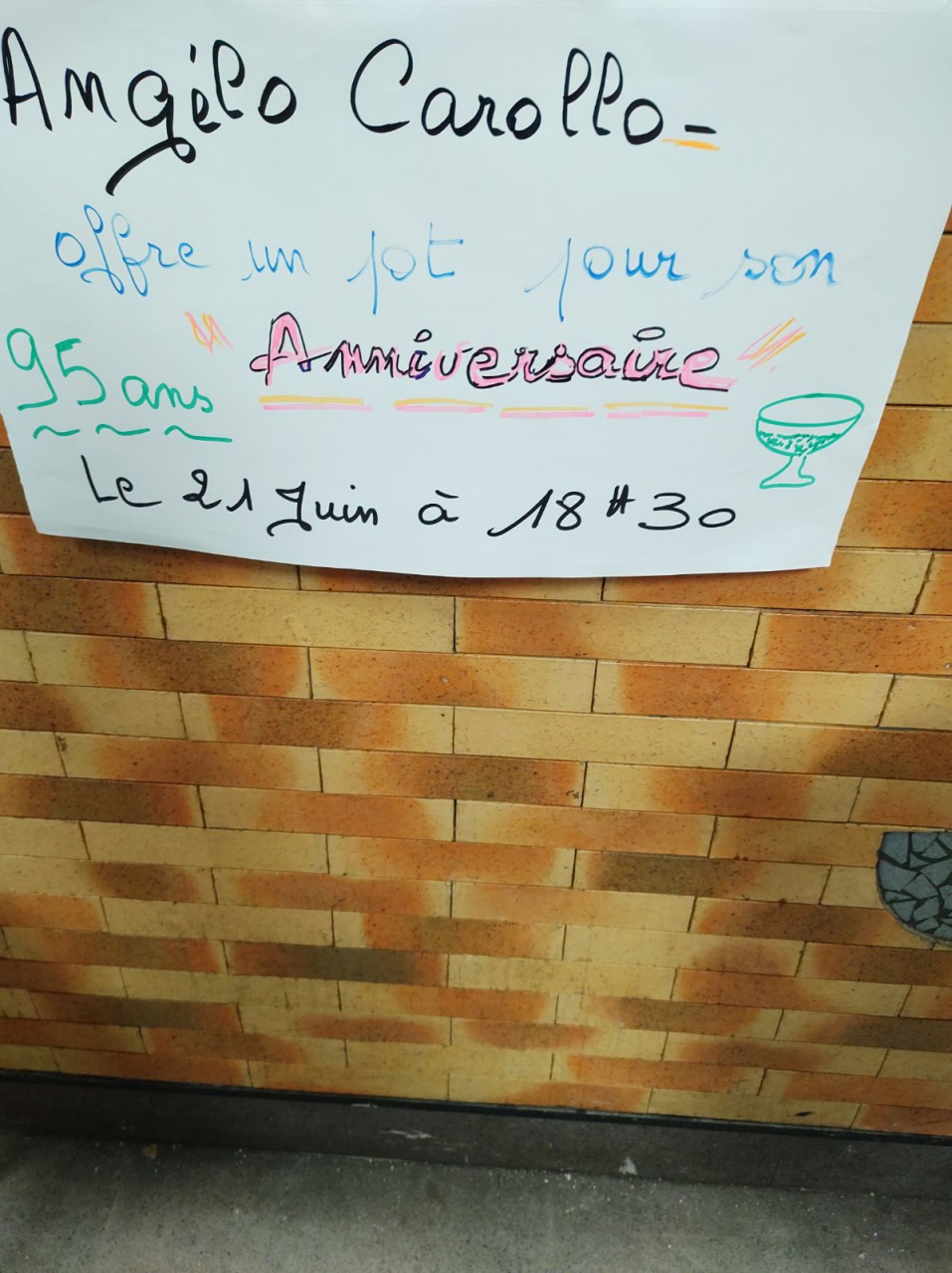 Les 95 ans d'Angelo Les 95 ans d'Angelo
