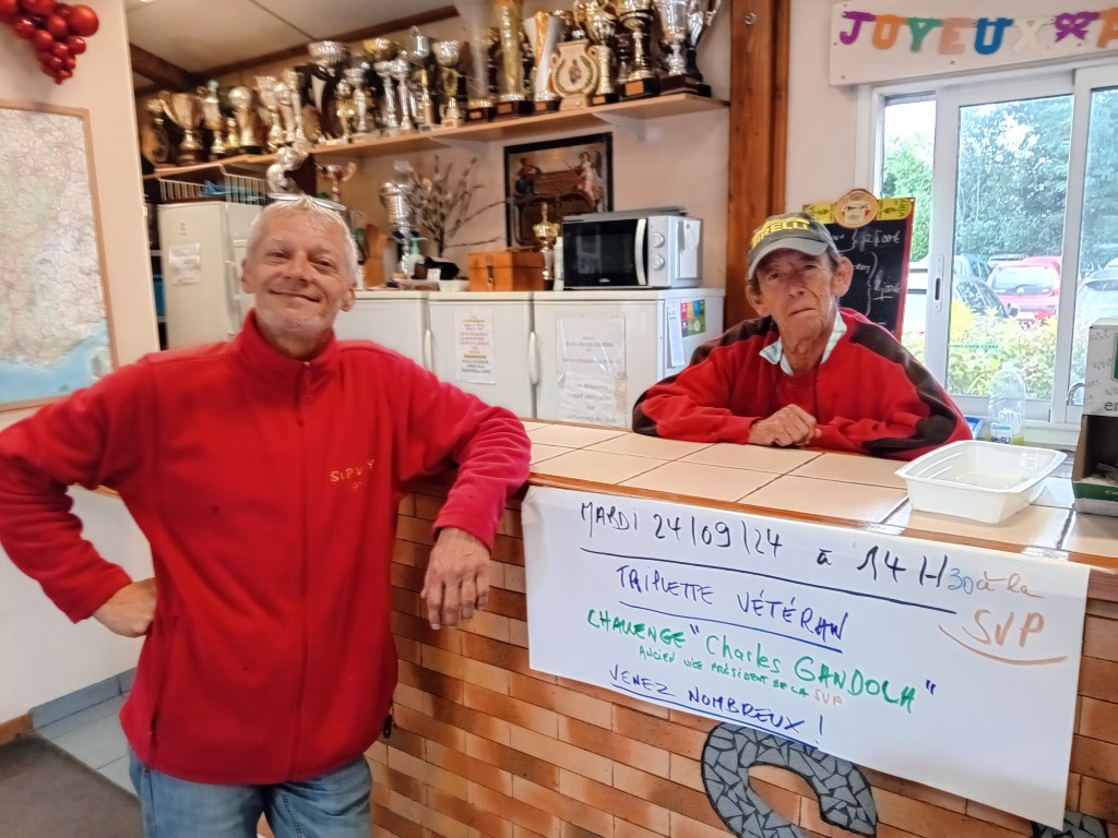 Triplette Vétéran Challenge - Charles Gandola Triplette Vétéran Challenge - Charles Gandola