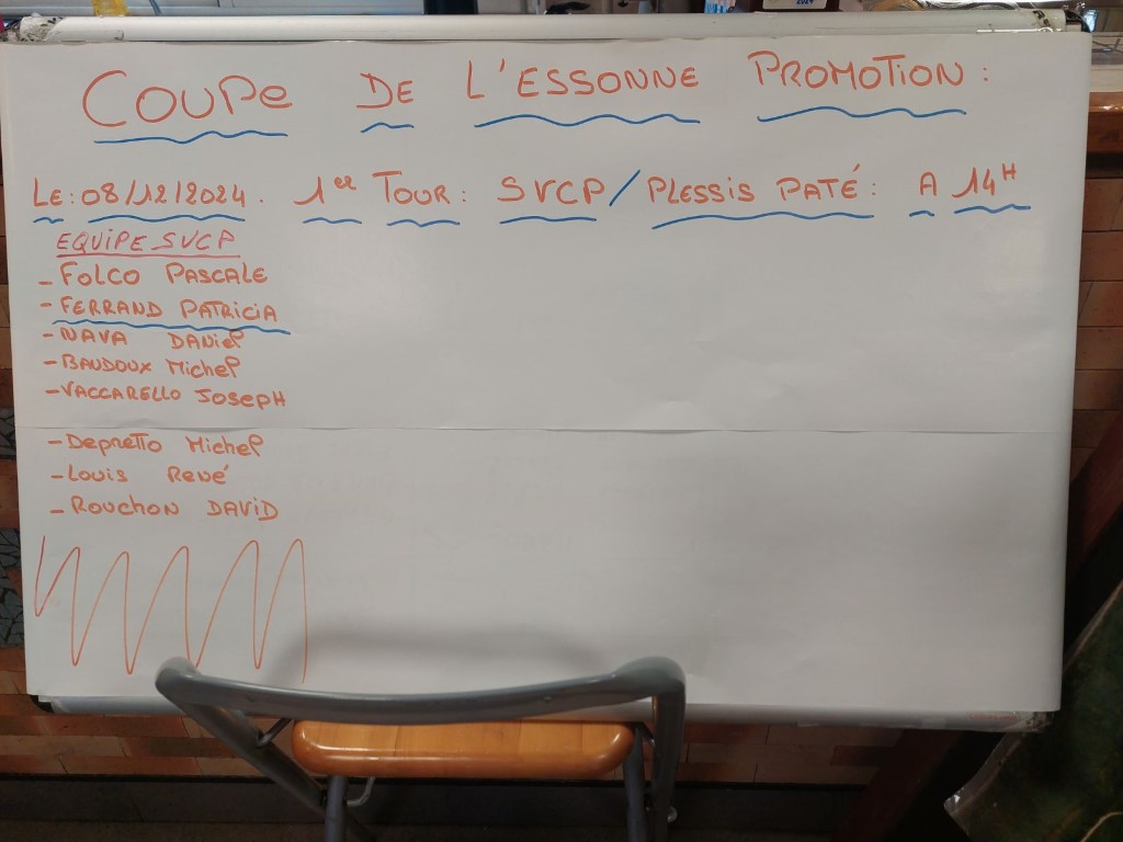 Coupe de l'Essonne Promotion 2024 / 2025 Coupe de l'Essonne Promotion 2024 / 2025