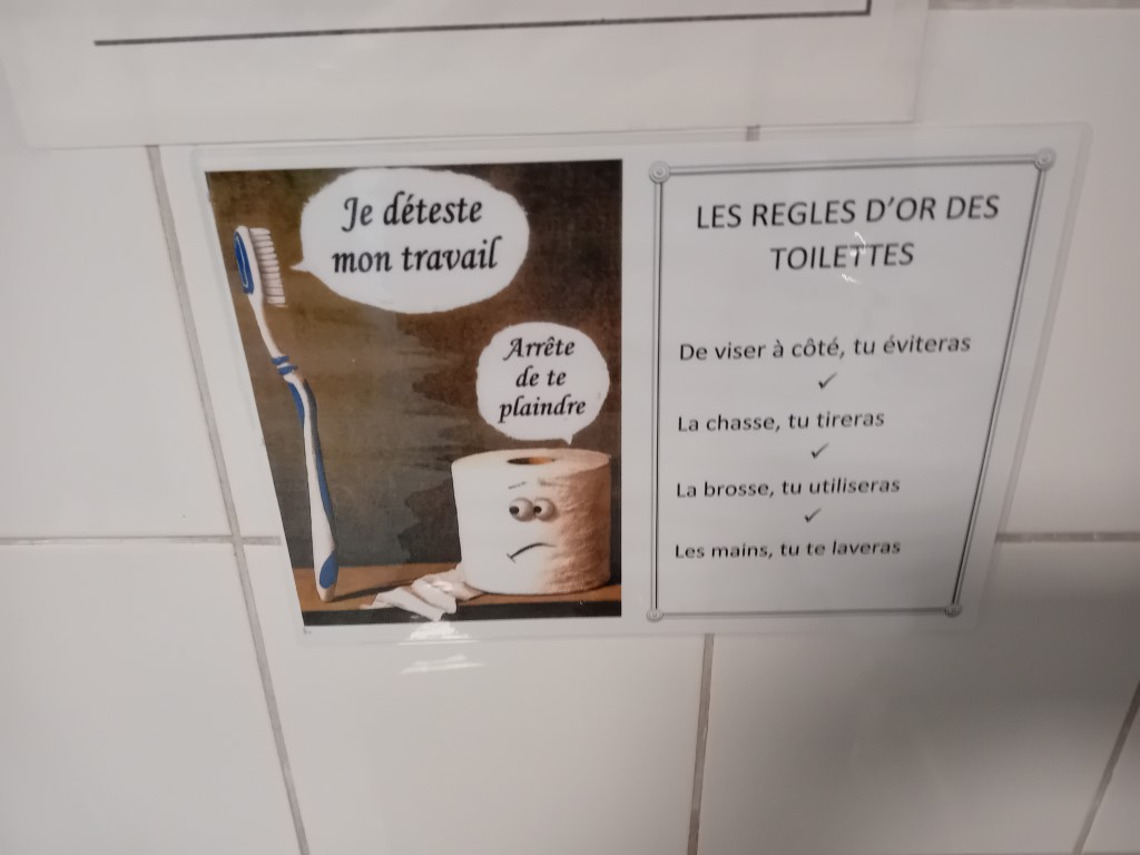 WC "fléché" WC "fléché"