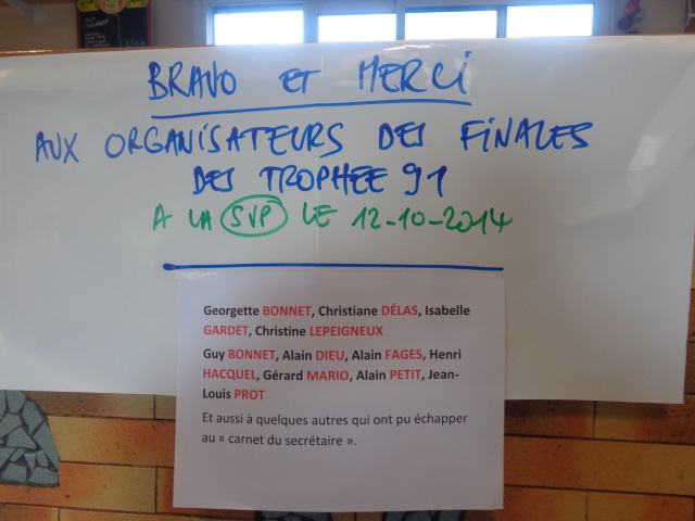 Finales Trophées 91 2014 Finales Trophées 91 2014