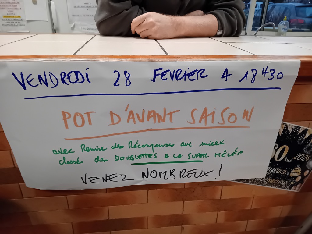 Pot avant-saison 2025 Pot avant-saison 2025