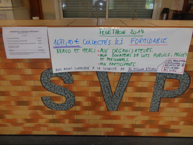 TÉLÉTHON 2014 TÉLÉTHON 2014
