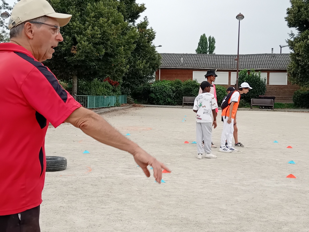 Animation pétanque pour le CLE B
