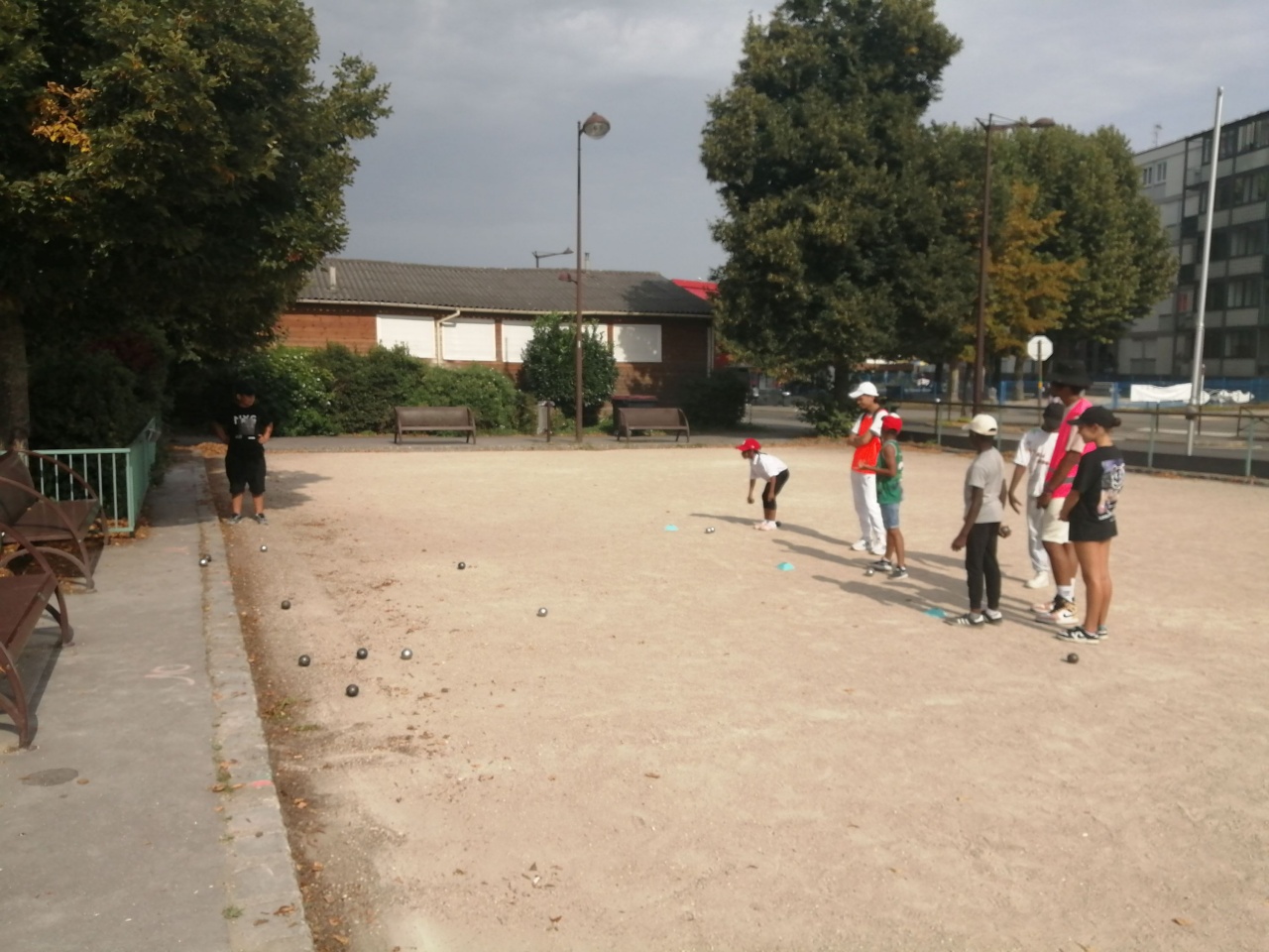 Animation pétanque pour le CLE B