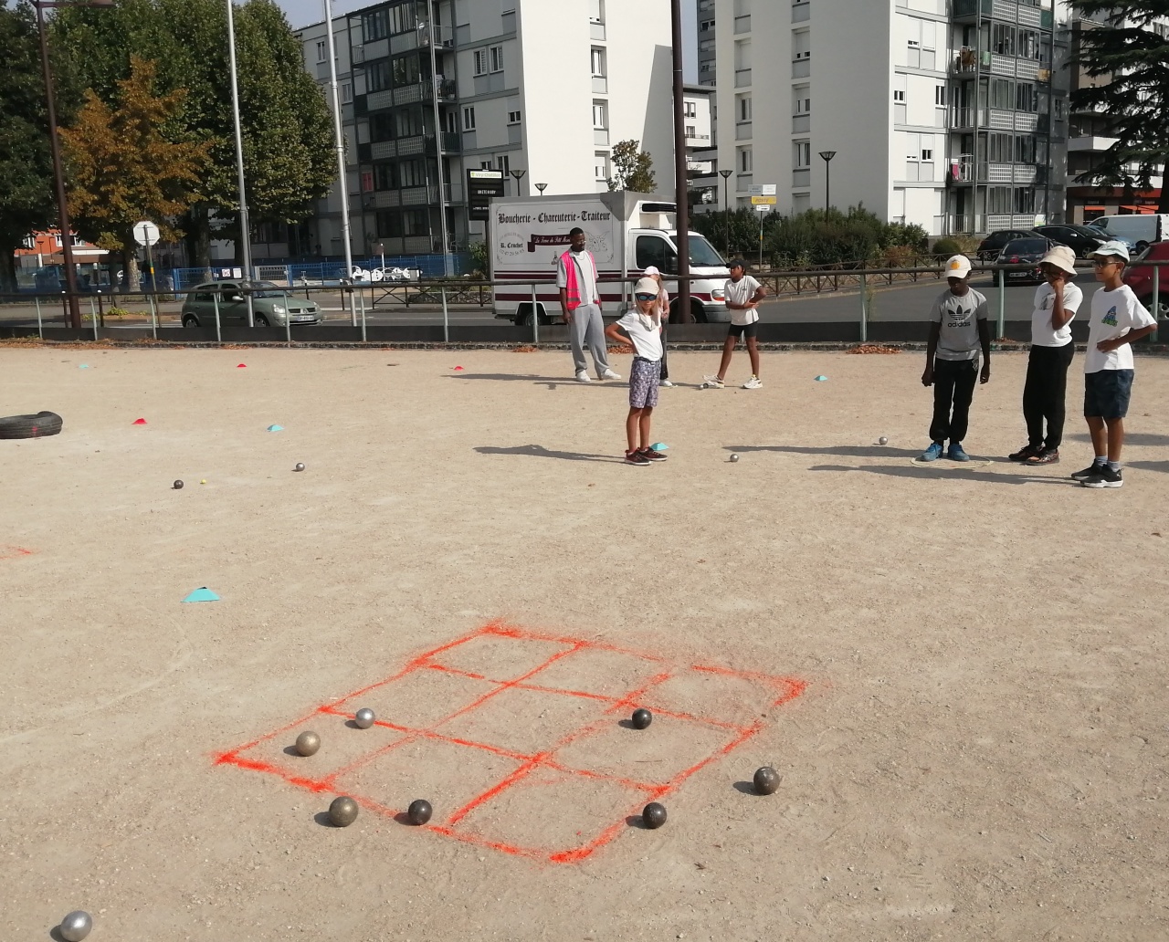 Animation  pétanque pour le CLE A