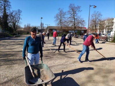 Du gravier sur les terrains Du gravier sur les terrains