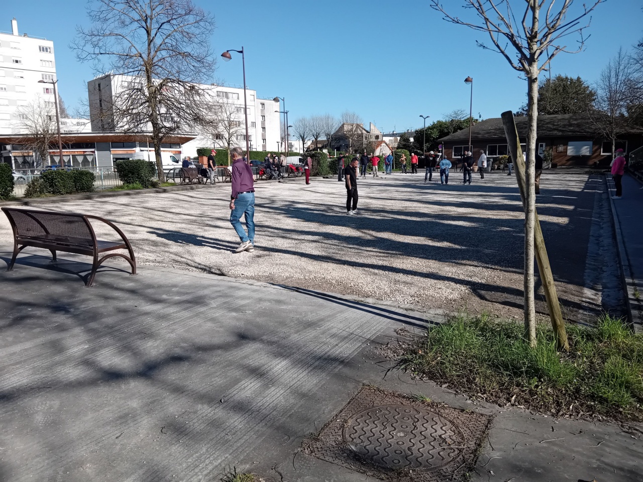 Du gravier sur les terrains Du gravier sur les terrains