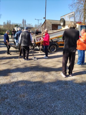 Du gravier sur les terrains Du gravier sur les terrains