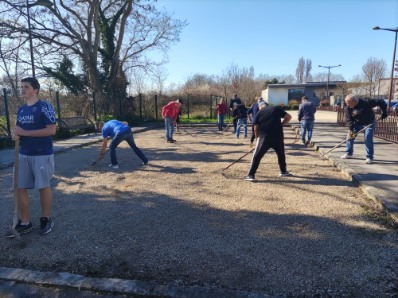 Du gravier sur les terrains Du gravier sur les terrains