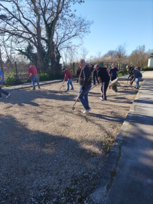 Du gravier sur les terrains Du gravier sur les terrains
