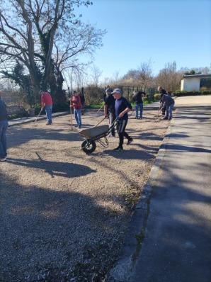 Du gravier sur les terrains Du gravier sur les terrains