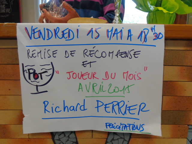 Joueur du Mois Joueur du Mois