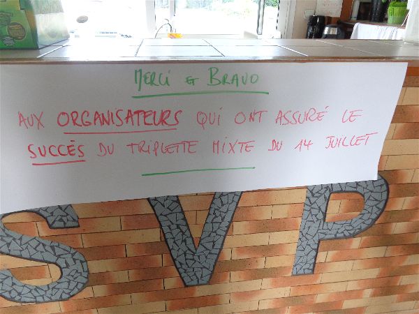Triplette Mixte 2016 Triplette Mixte 2016