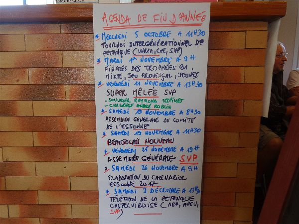 Agenda fin 2016 Agenda fin 2016