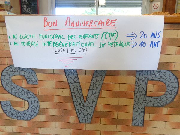 Tournoi intergénérationnel 2016 Tournoi intergénérationnel 2016