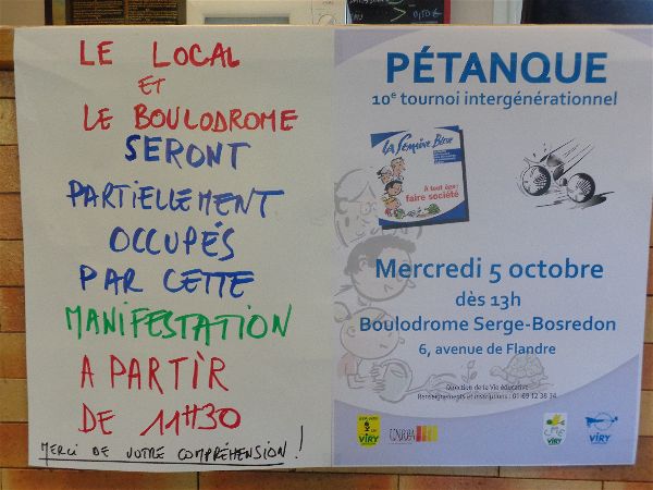 Tournoi intergénérationnel 2016 Tournoi intergénérationnel 2016