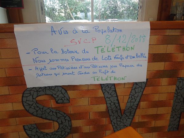 TÉLÉTHON 2018 TÉLÉTHON 2018