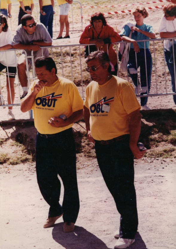 La doublette championne des Alpes-Maritimes 1992 Jean-Marc BRANCHETTI et Daniel ARMANDO